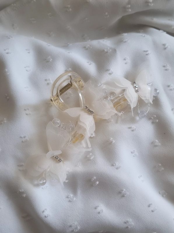 Spange Butterfly Creme Spange Butterfly Creme