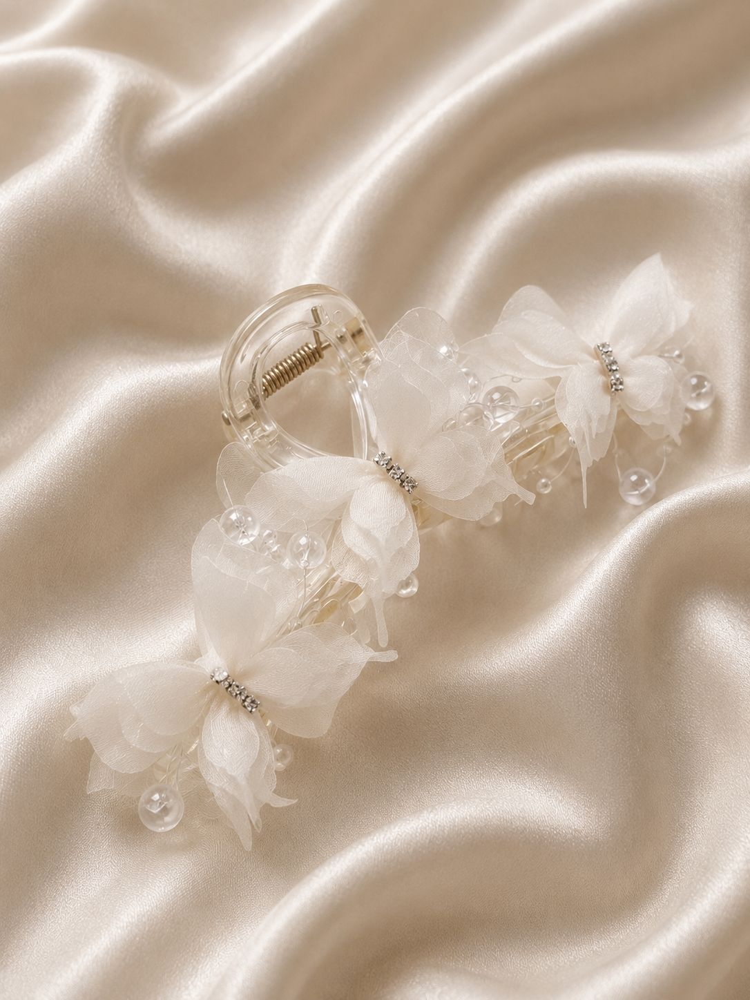 Spange Butterfly Creme