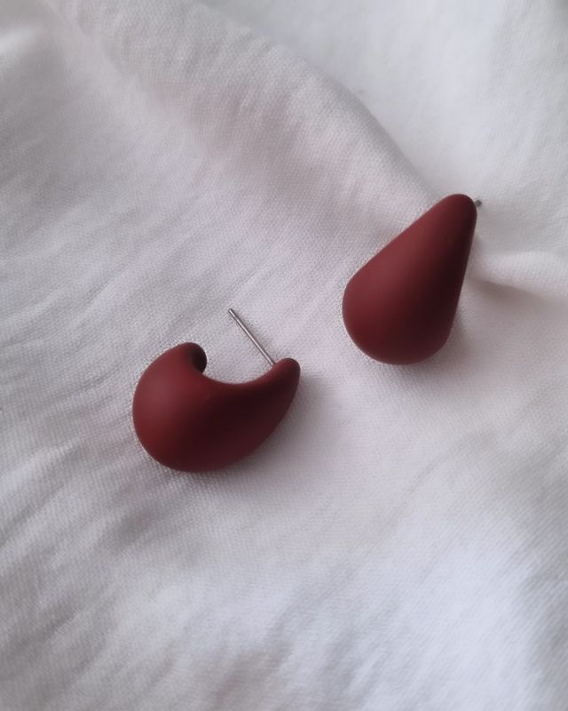 Ohrringe Lua burgund Ohrringe Lua burgund