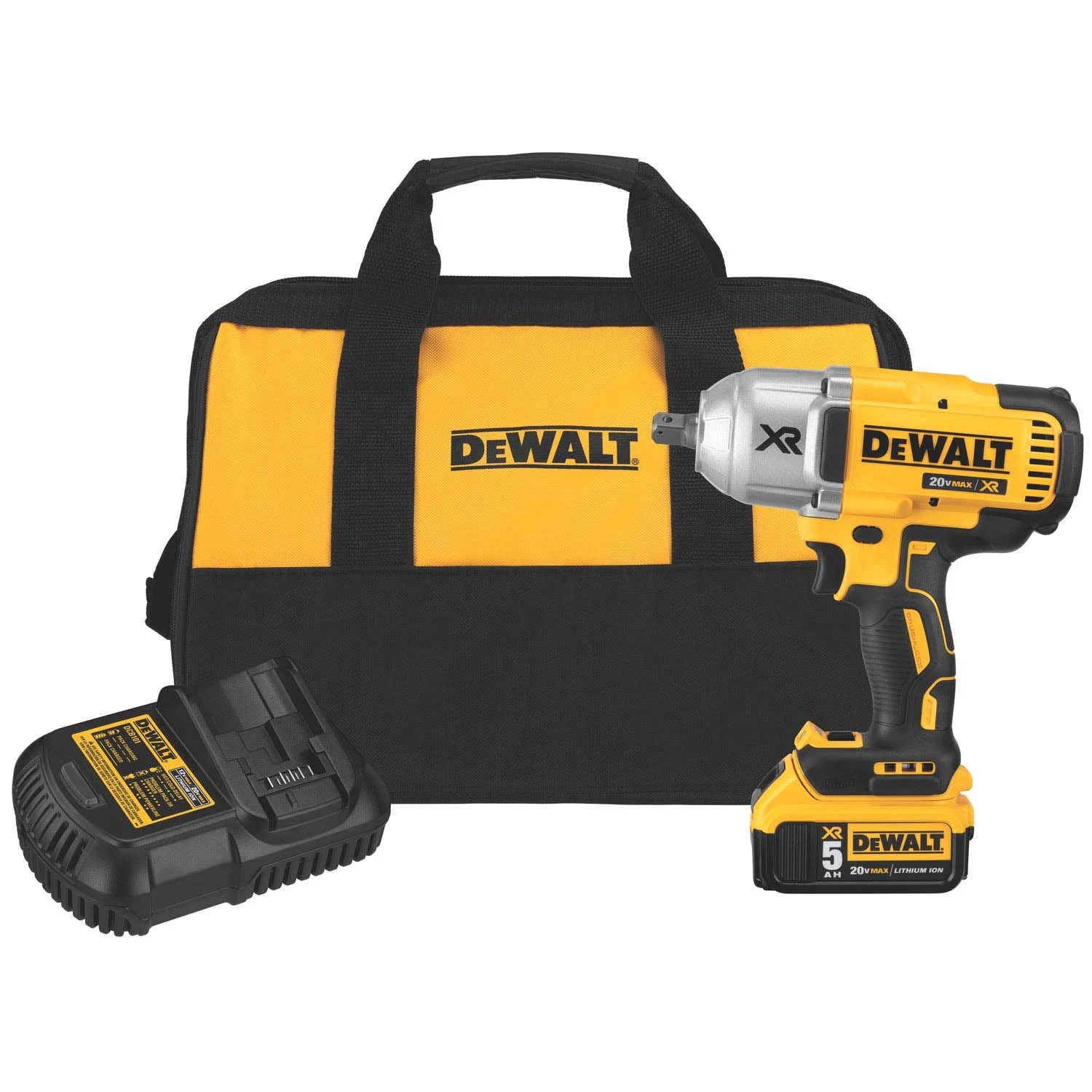 DeWalt DCF899P1 20V Max XR Brushless High Torque 1/2&quot; Impact Wrench Kit
