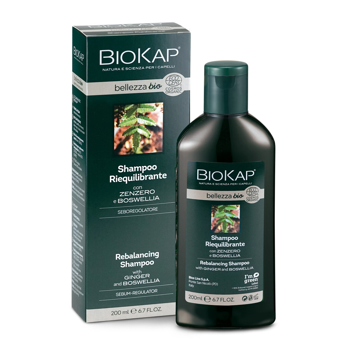 BIOKAP BIOSLINE shampoo riequilibrante bio