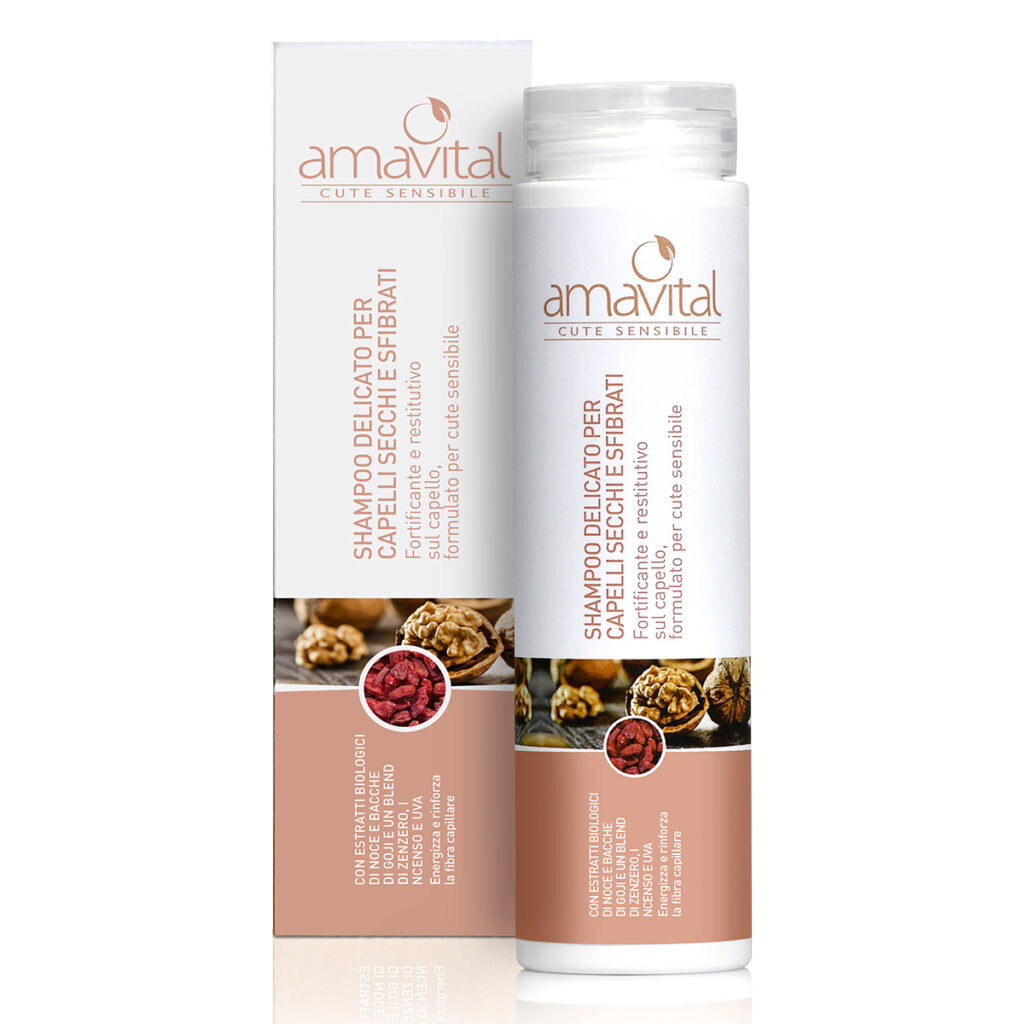 OFICINE CLEMAN amavital shampoo delicato per capelli secchi e sfibrati