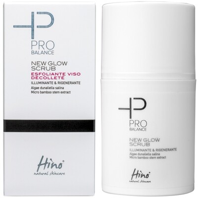 HINO NEW GLOW SCRUB esfoliante viso decolletè