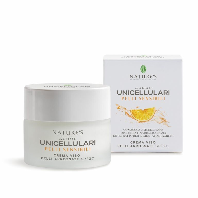 Acque Unicellulari crema viso pelli arrossate