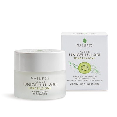 Crema viso idratante acque unicellulari