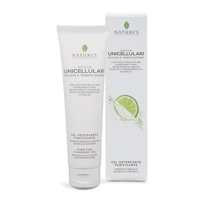 Acque unicellulari gel detergente purificante