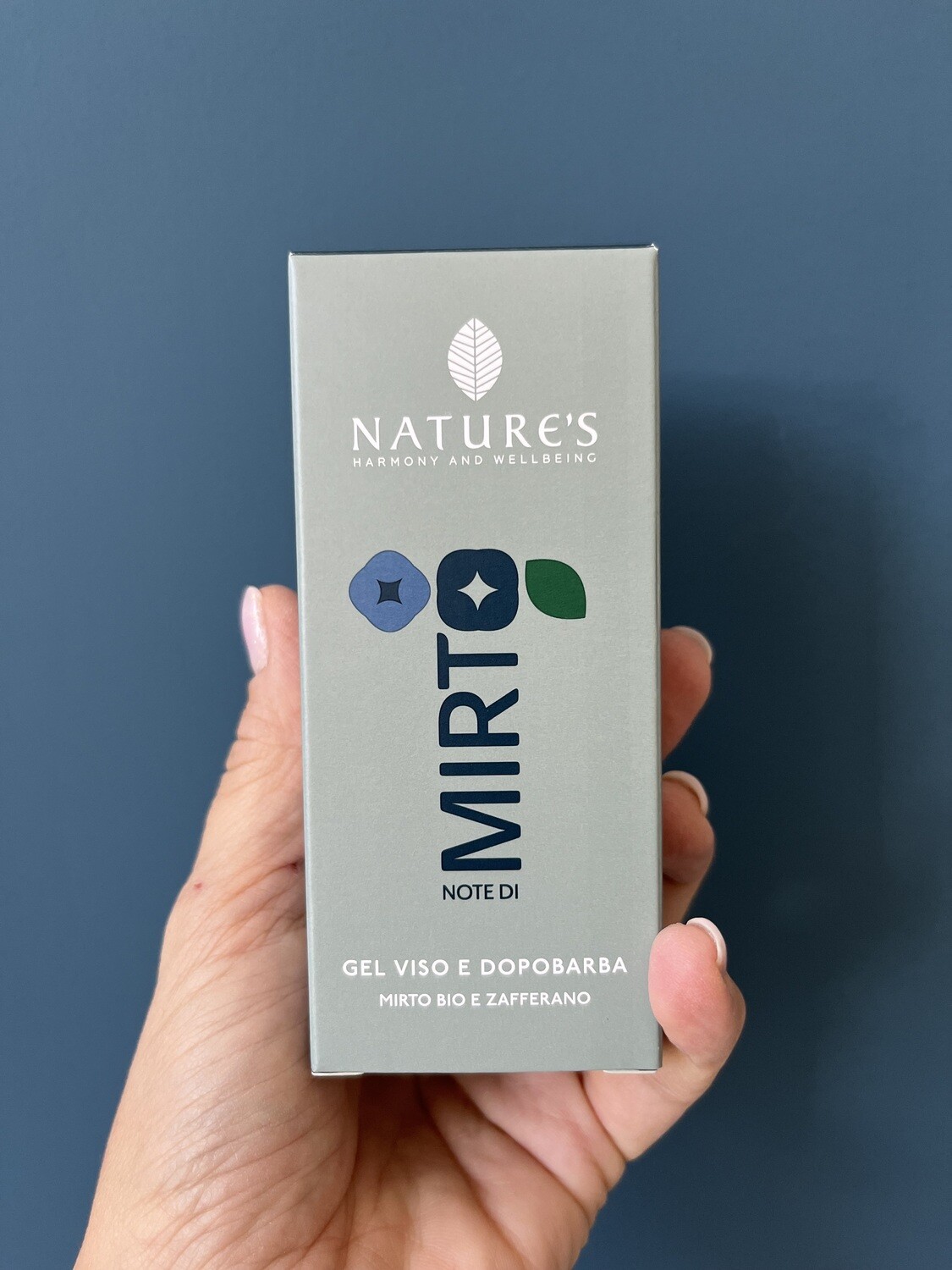 Note di mirto gel viso e dopobarba