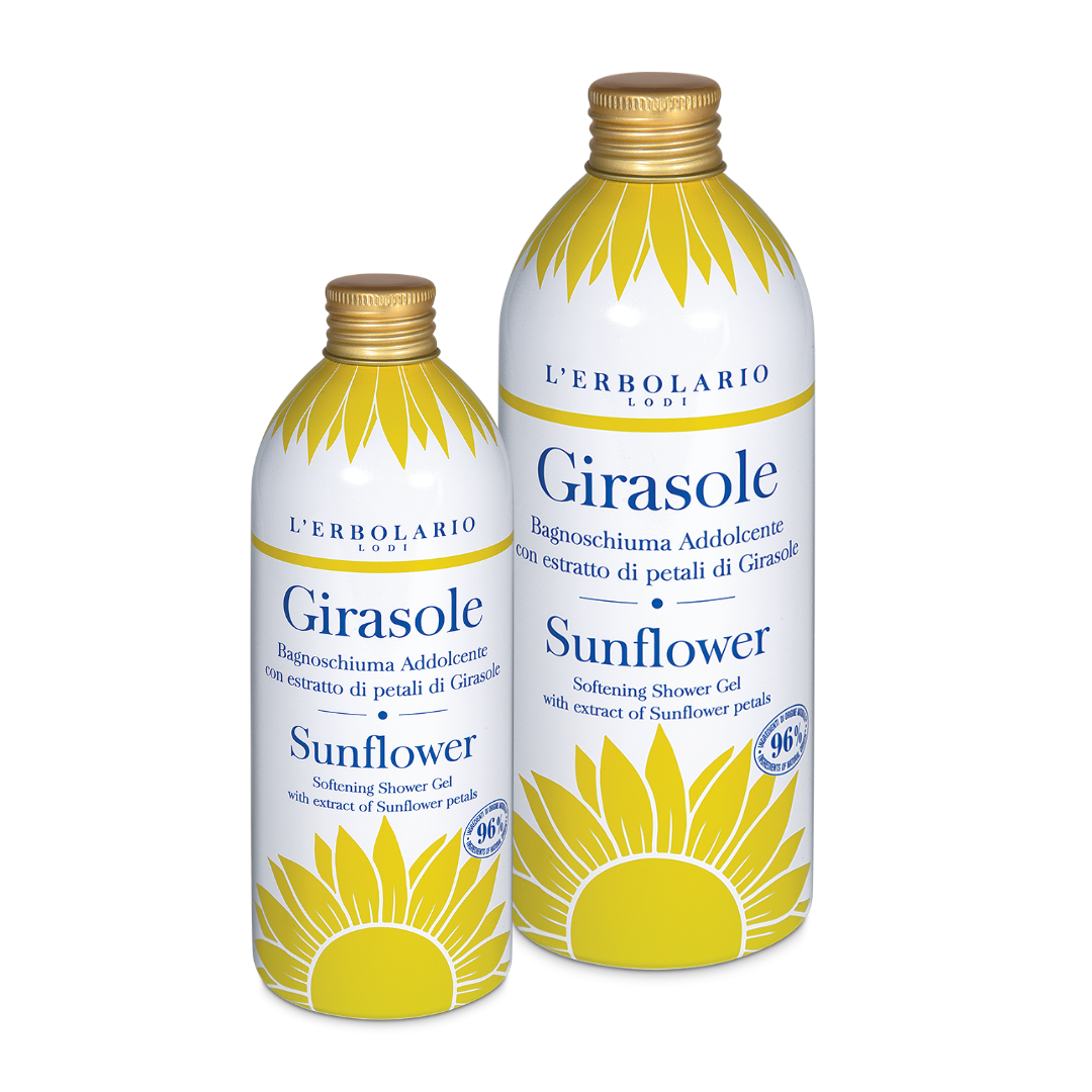 Bagnoschiuma con petali di Girasole