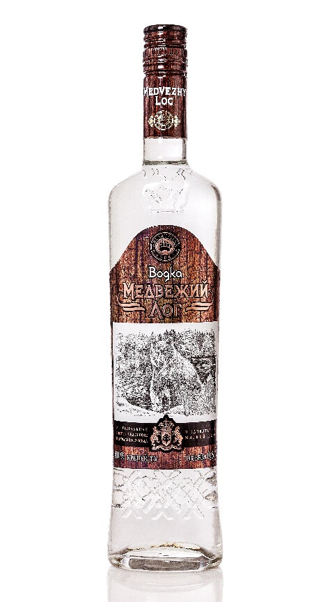 Vodka &quot;Bear Log&quot;, 40% vol., 70 cl.