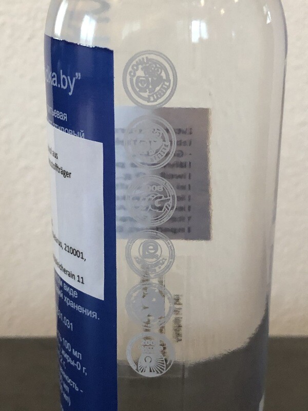 Vodka «Vodka. by», 40% vol., 50 cl.