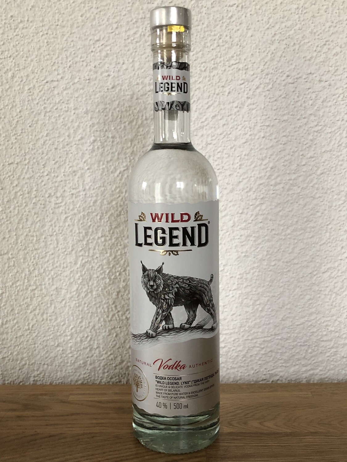 Wodka &quot; WILDE LEGENDE. LUCHS &quot;, 40% vol., 50 cl