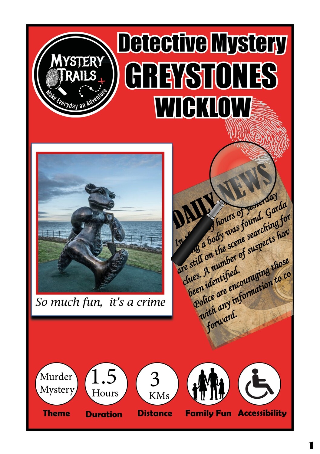 Greystones- Detective Mystery- Wicklow