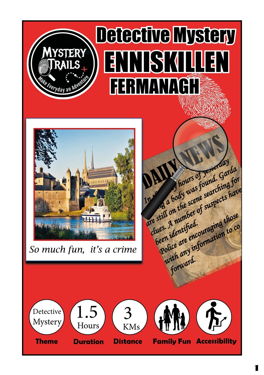 Enniskillen- Detective Mystery- County Fermanagh