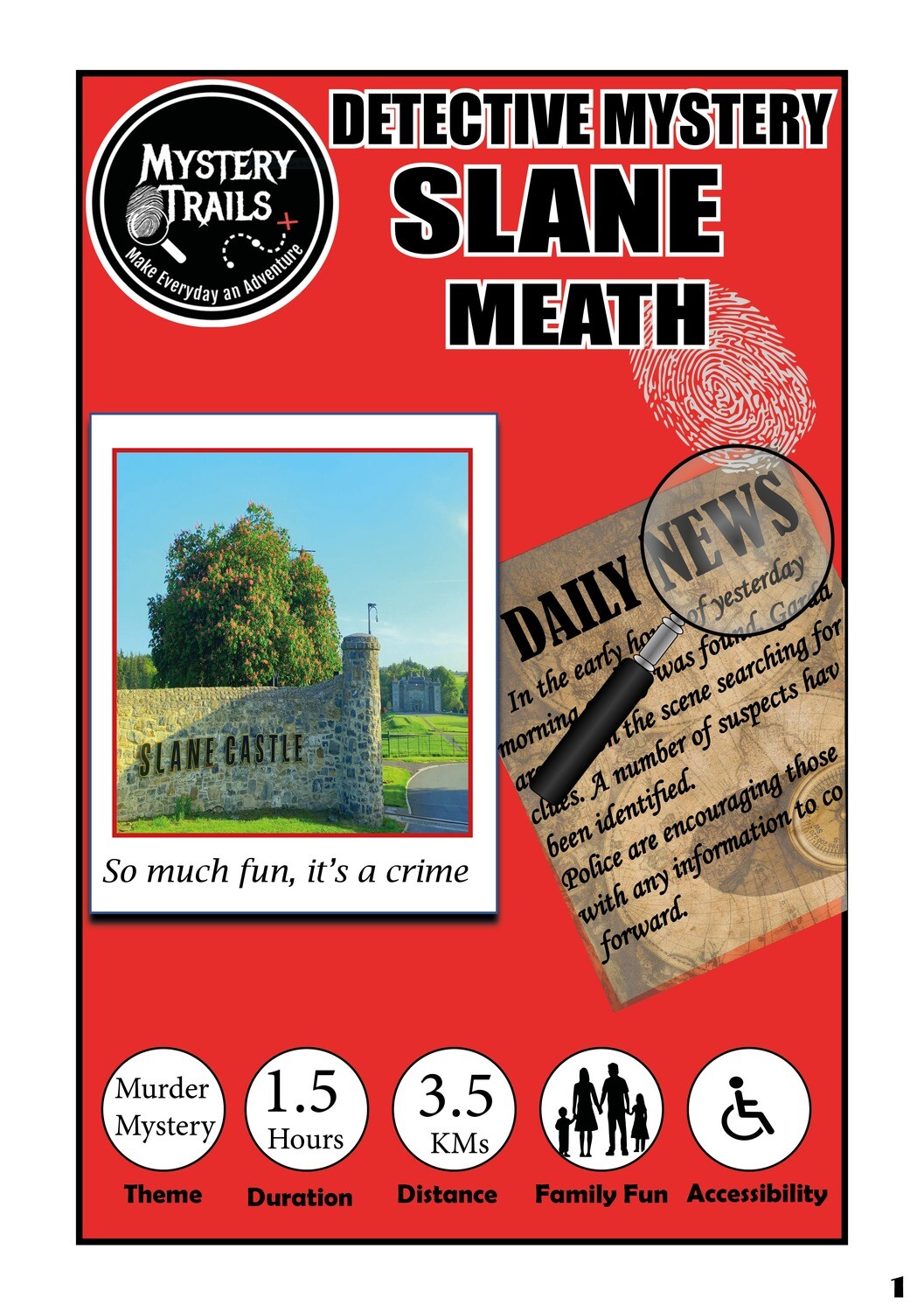 SLANE- Detective Mystery- Meath