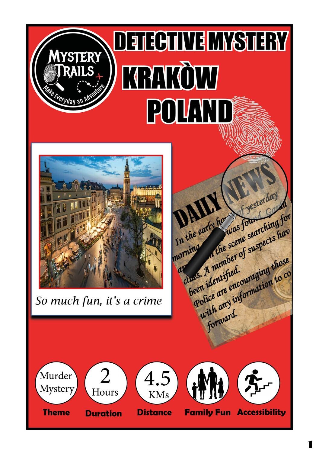 Krakow - Detective Mystery- Poland