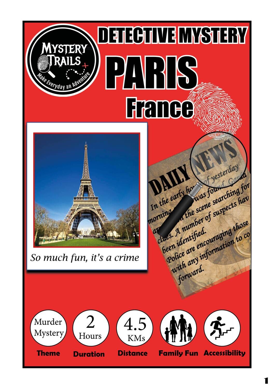 Paris - Detective Mystery- France