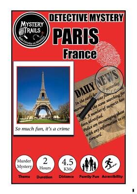 Paris - Detective Mystery- France
