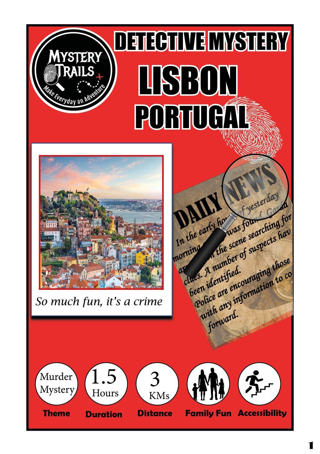 Lisbon - Detective Mystery- Portugal