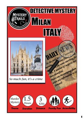 MILAN  - Detective Mystery- Italy