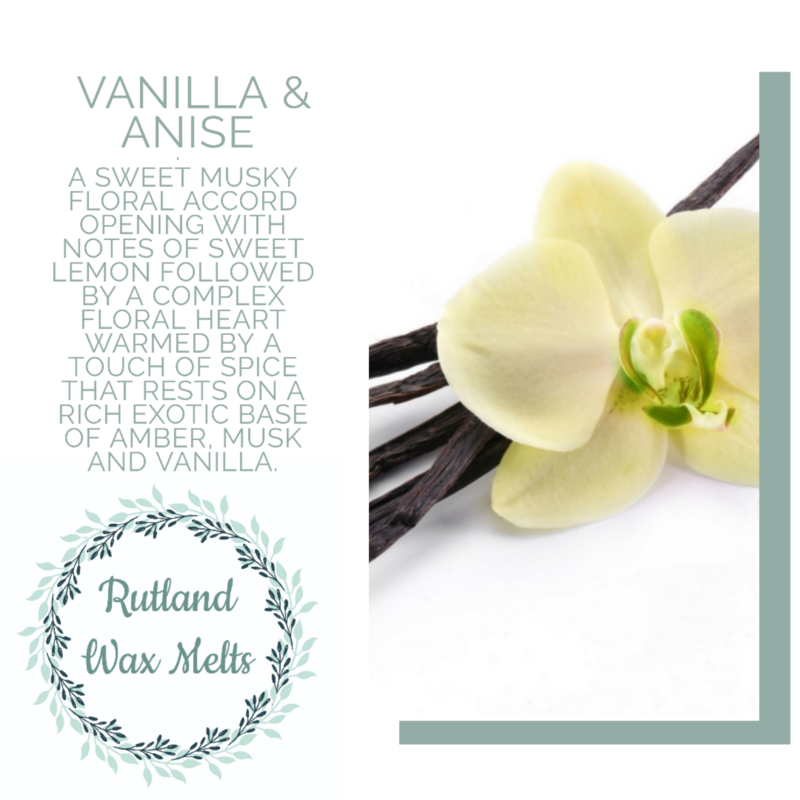 Luxury Wax Melts - Vanilla &amp; Anise