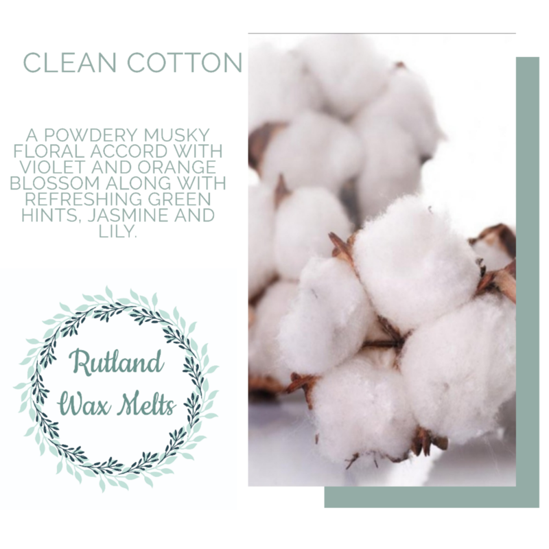Luxury Wax Melts - Clean Cotton