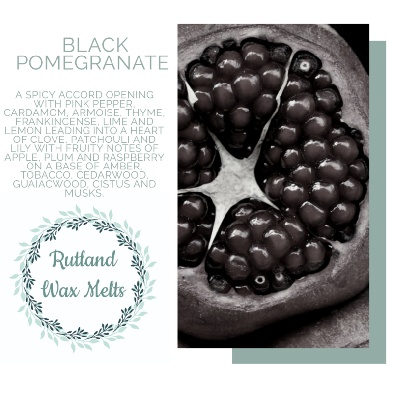 Luxury Wax Melts - Black Pomegranate