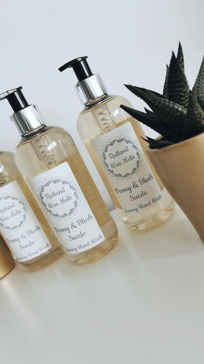 Luxury Hand And Body Wash - Peony & Blush Suede 300ml 