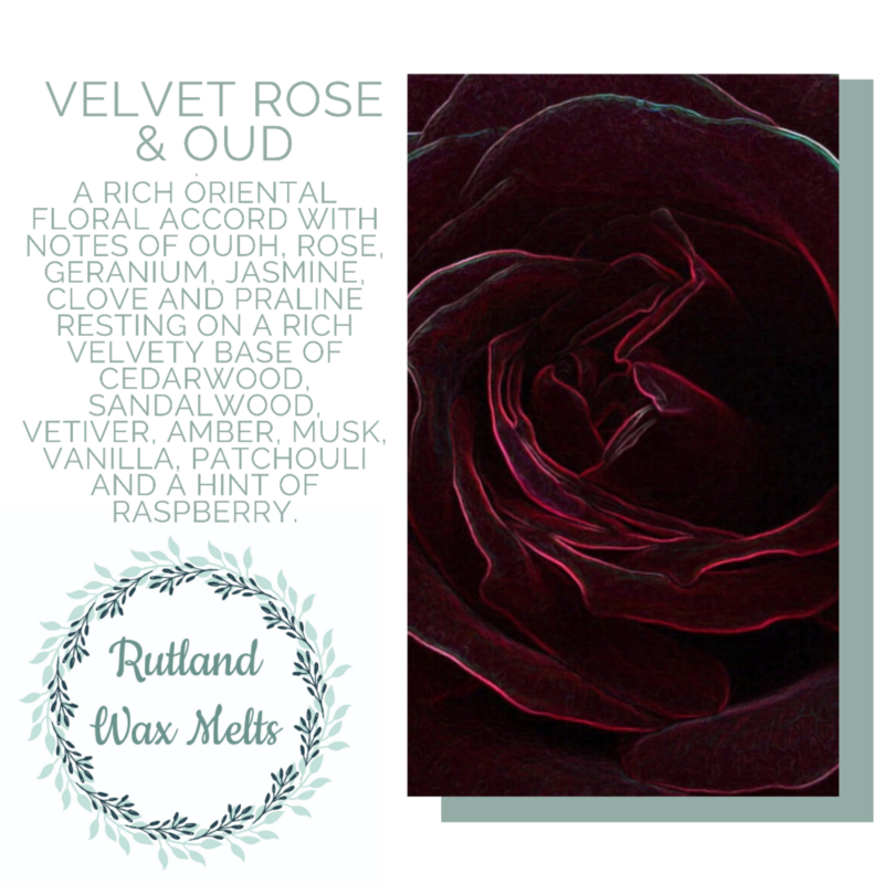 Luxury Wax Melts - Velvet Rose &amp; Oud