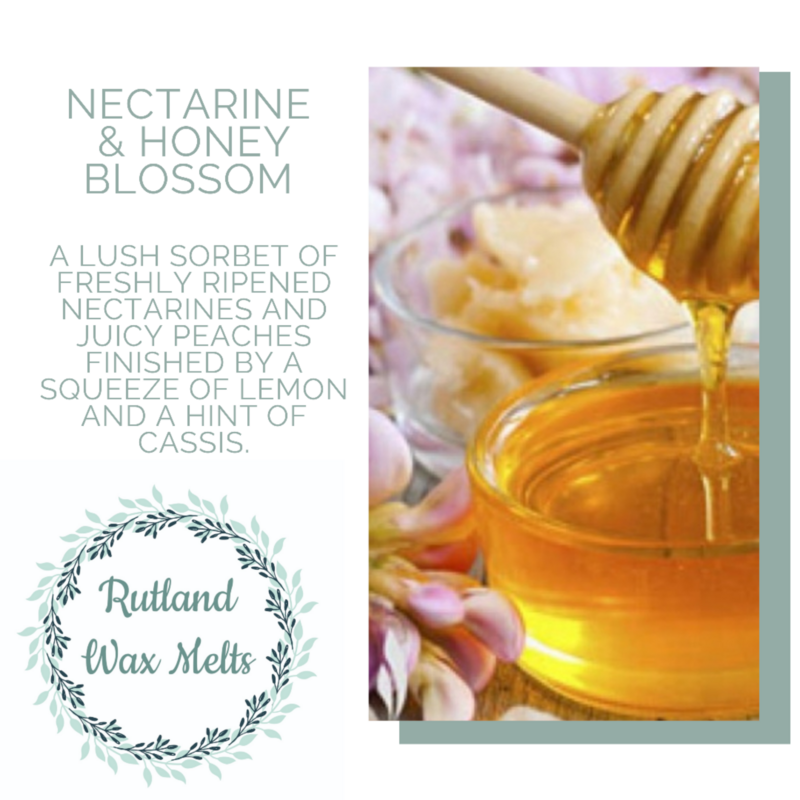 Luxury Wax Melts - Nectarine &amp; Honey Blossom