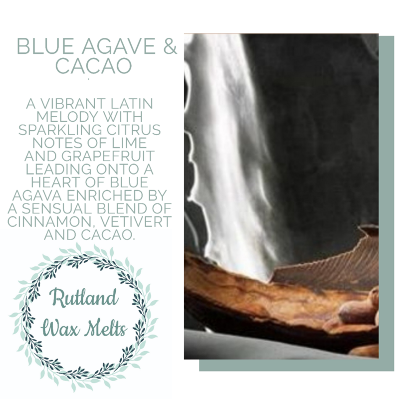 Luxury Wax Melts - Blue Agave &amp; Cacao