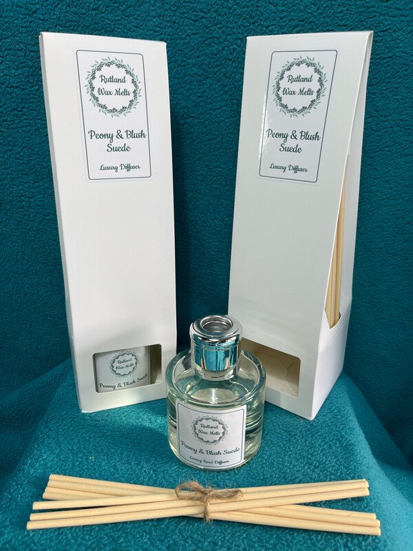 Luxury Reed Diffuser - Peony And Blush Suede 100ml