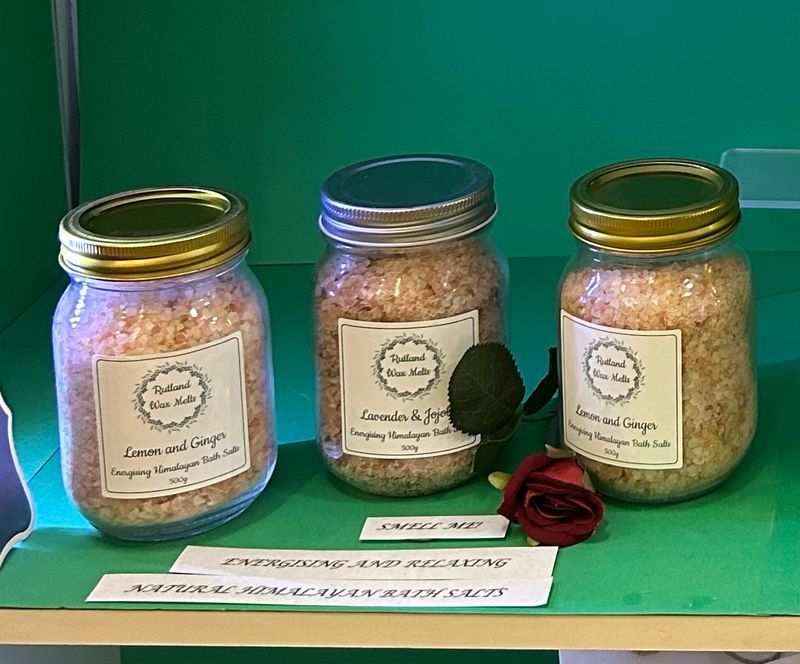 Luxury Himalayan Bath Salts: Rose, Eucalyptus, Lavender