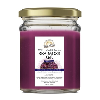 St Lucian Purple Irish sea moss Gel. 280ml