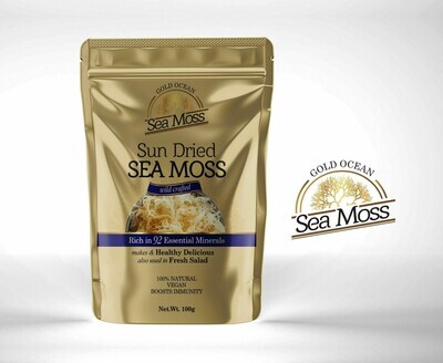 St Lucian Gold Sea Moss & Jamaican bladderwrack mixed blended 100g
