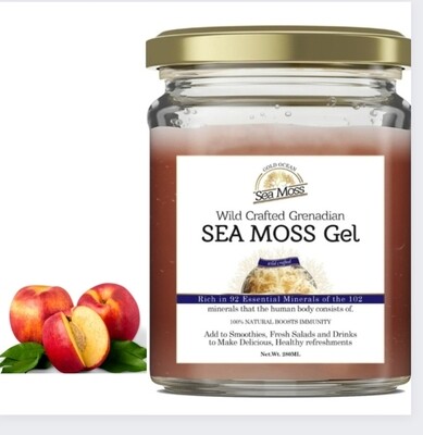 Grenadian Sea Moss Gel &  Infused with Peach