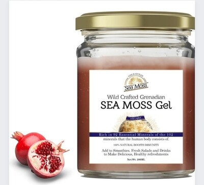 Grenadian Sea Moss Gel &  Infused with Pomegranate