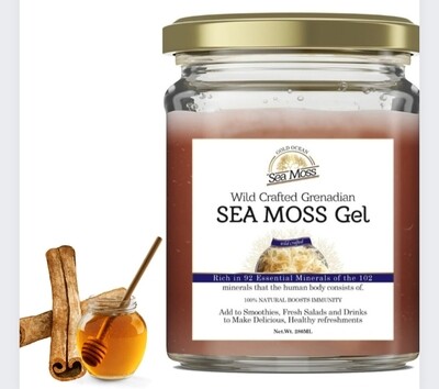  Grenadian Sea Moss Gel & Cinnamon Honey  280ml