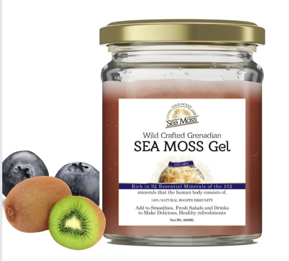 Sea Moss Gel & Kiwi Blueberries 280ml