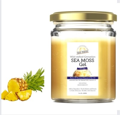  Grenadian sea moss gel infused with pineapple 280ml
