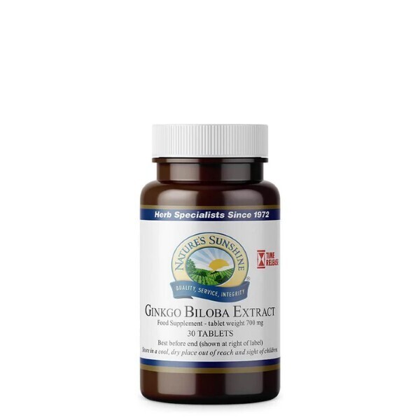 Ginkgo Biloba Extract - Timed Release (30 Tablets
