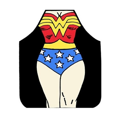 Adjustable Shoulder Strap Funny Cooking Kitchen Apron - Wonder Woman