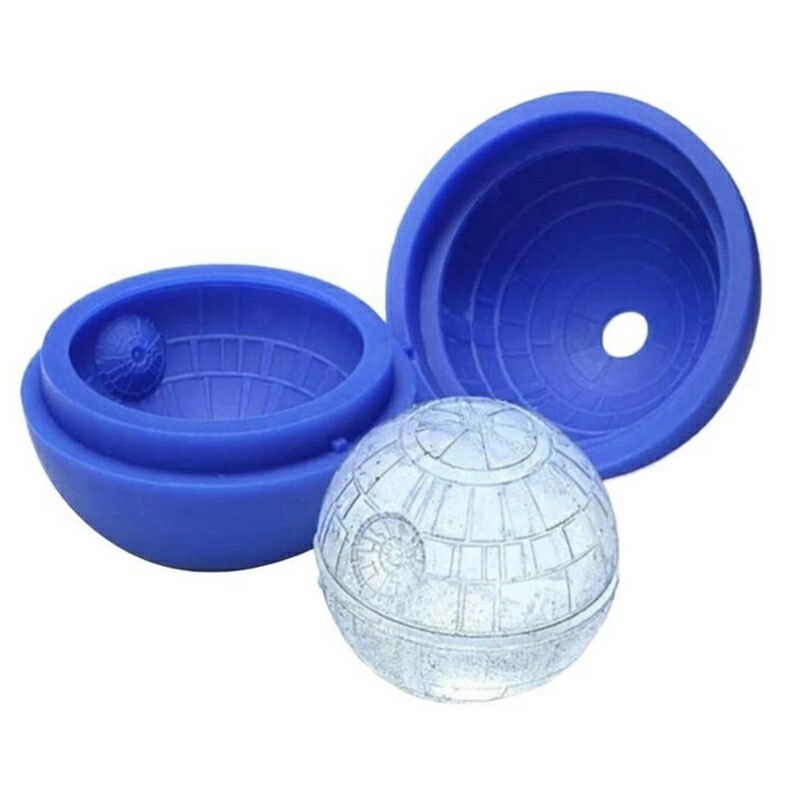 Death Star Wars Ice Mold Silicone Cube Tary Molds Ice Ball Maker for Drinks Baking