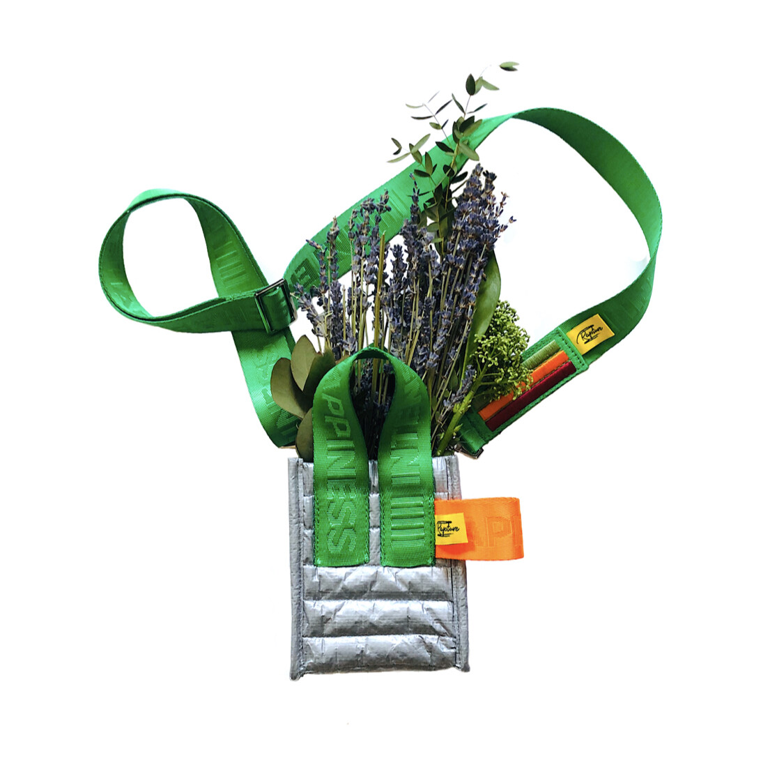 (Modicum) Silver Audacious Tote
