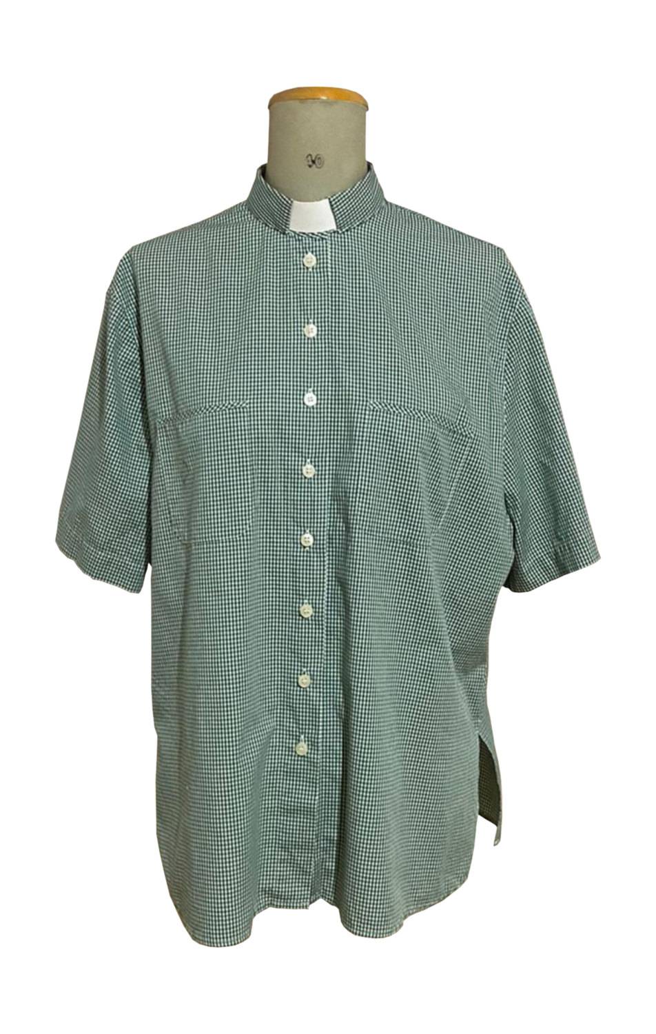 Green & White (Checked) Women's Shirt