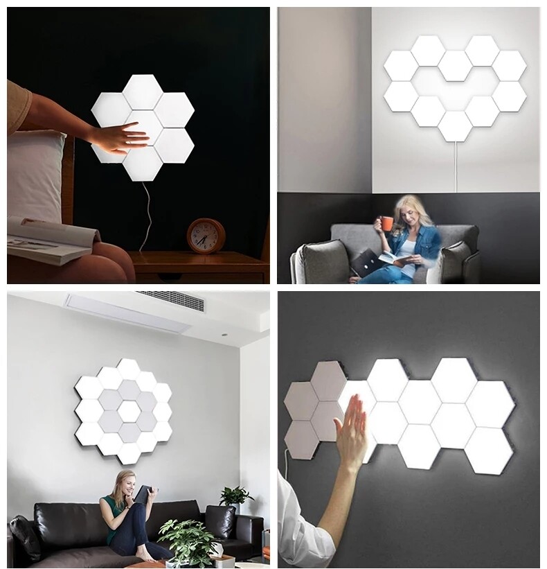 Luces Led Decorativas sensibles al tacto, Set con 6pzs. Diferentes colores a elegir