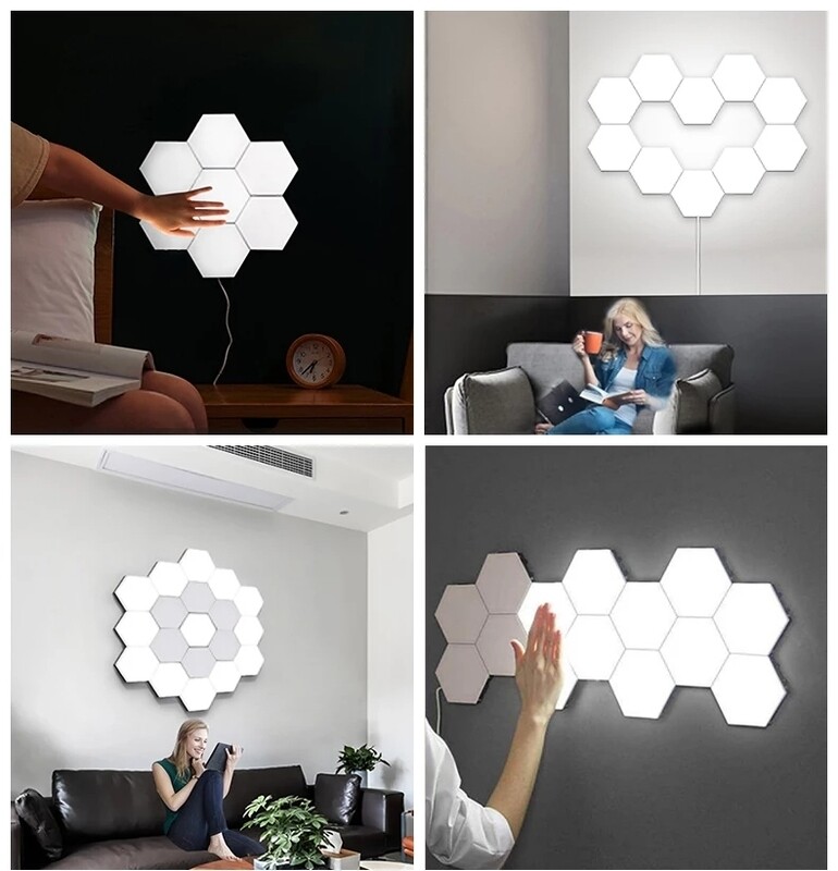 Luces Led Decorativas sensibles al tacto, Set con 6pzs. Diferentes colores a elegir
