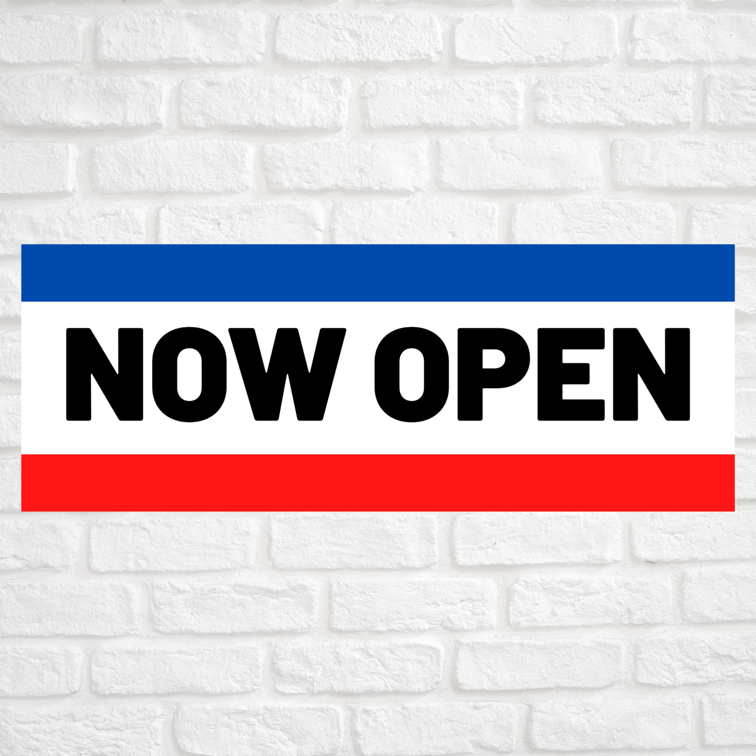 Now Open Blue/Red