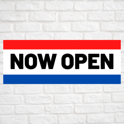 Now Open Red/Blue