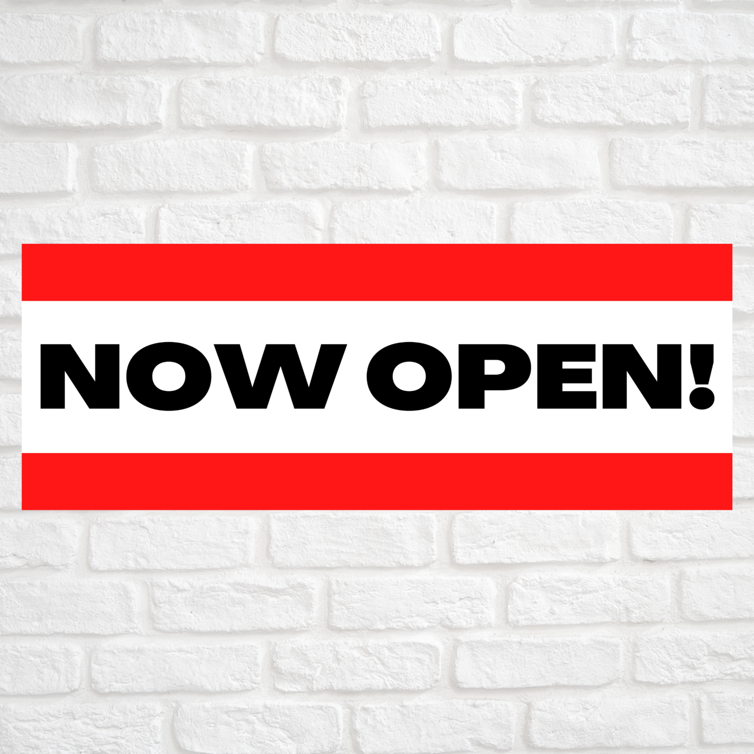 Now Open! Red/Red