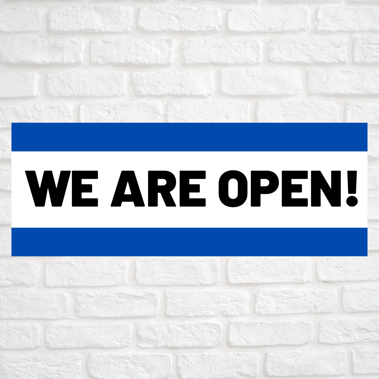 We Are Open Blue/Blue